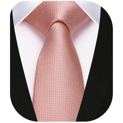 Schmale Seidenkrawatte 6cm Braun für Herren Hochzeit Party