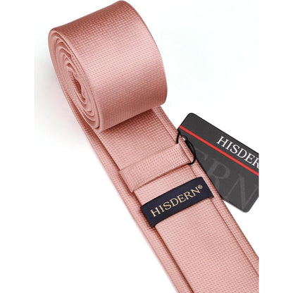 Schmale Seidenkrawatte 6cm Braun für Herren Hochzeit Party