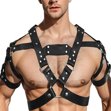 Sexy Leder Body Harness Brustgeschirr Punk Gothic Fetish Bondage