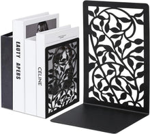 2er Set Schwarze Metall Buchstütze Bücherhalter Regal Bücherständer