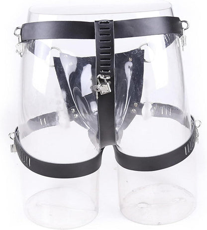 Gay Leder Keuschheitsgürtel für Männer SM Bondage Fetisch