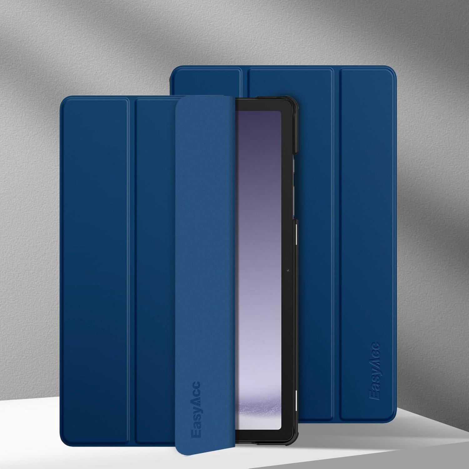 Hülle für Samsung Galaxy Tab A9+ Plus 11 Zoll 2023 Meerblau Ultradünn Magnet Standfunktion