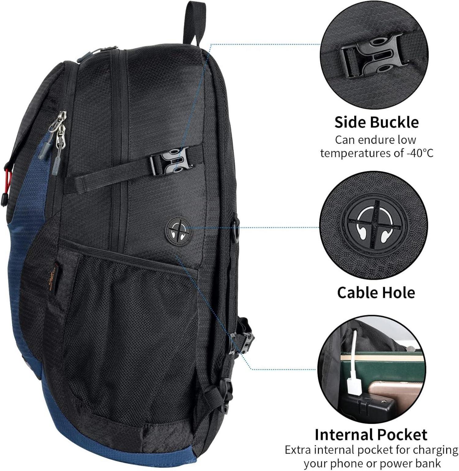 Wasserfeste Faltbarer Rucksack 30L Ultraleicht Outdoor Trekking