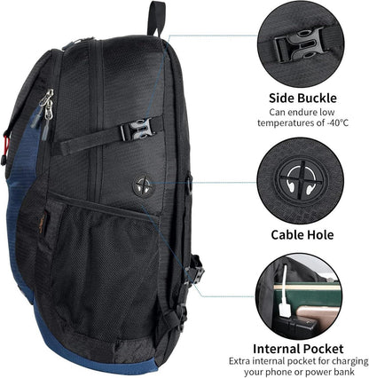 Wasserfeste Faltbarer Rucksack 30L Ultraleicht Outdoor Trekking