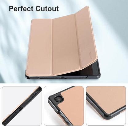 CoBak Samsung Galaxy Tab A9+ 2023 Hülle 11 Zoll PU-Leder Schutzhülle Hellbraun