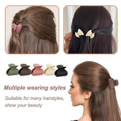 Haarklammer Damen Matt Rutschfestes Haarspange Mädchen Dünnes Haar 12 Stück