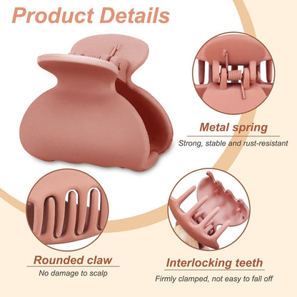 Haarklammer Damen Mädchen Haarspangen 12 Stück 4cm Hair Clip Mini Accessoires