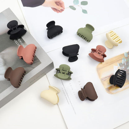 Haarklammer Damen Mädchen Haarspangen 12 Stück 4cm Hair Clip Mini Accessoires