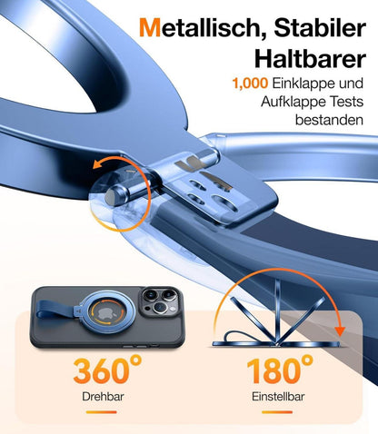 TORRAS Handy Ring Halterung Magnetisch 360° drehbar Ständer Fingerhalterung
