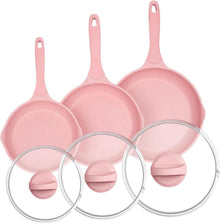 Set 6tlg. Bratpfannen Induktion Geeignet 20cm 24cm 28cm