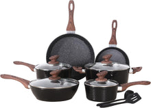 DishDelight 12-teiliges Induktions-Topfset mit Granitbeschichtung