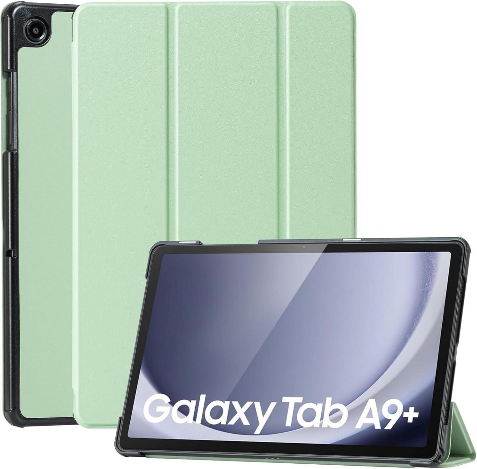 Schutzhülle Samsung Galaxy Tab A9+ 11 Zoll PU-Leder Dreifach Falten