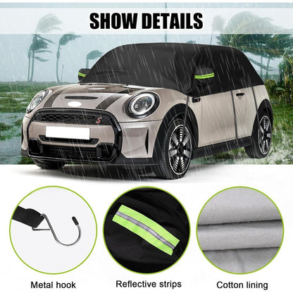 Autoabdeckung Mini Cooper 3-Türer 2000-2025, Halbgarage Wasserdicht