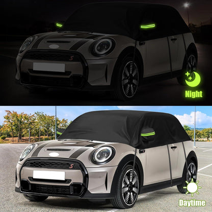 Autoabdeckung Mini Cooper 3-Türer 2000-2025, Halbgarage Wasserdicht