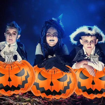 Halloween Kürbis Folienballon Dekoration, 6 Stück Gruselig