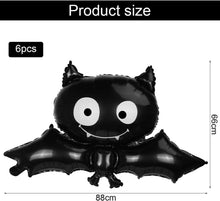Halloween Fledermaus Folienballon Set, Gruselige