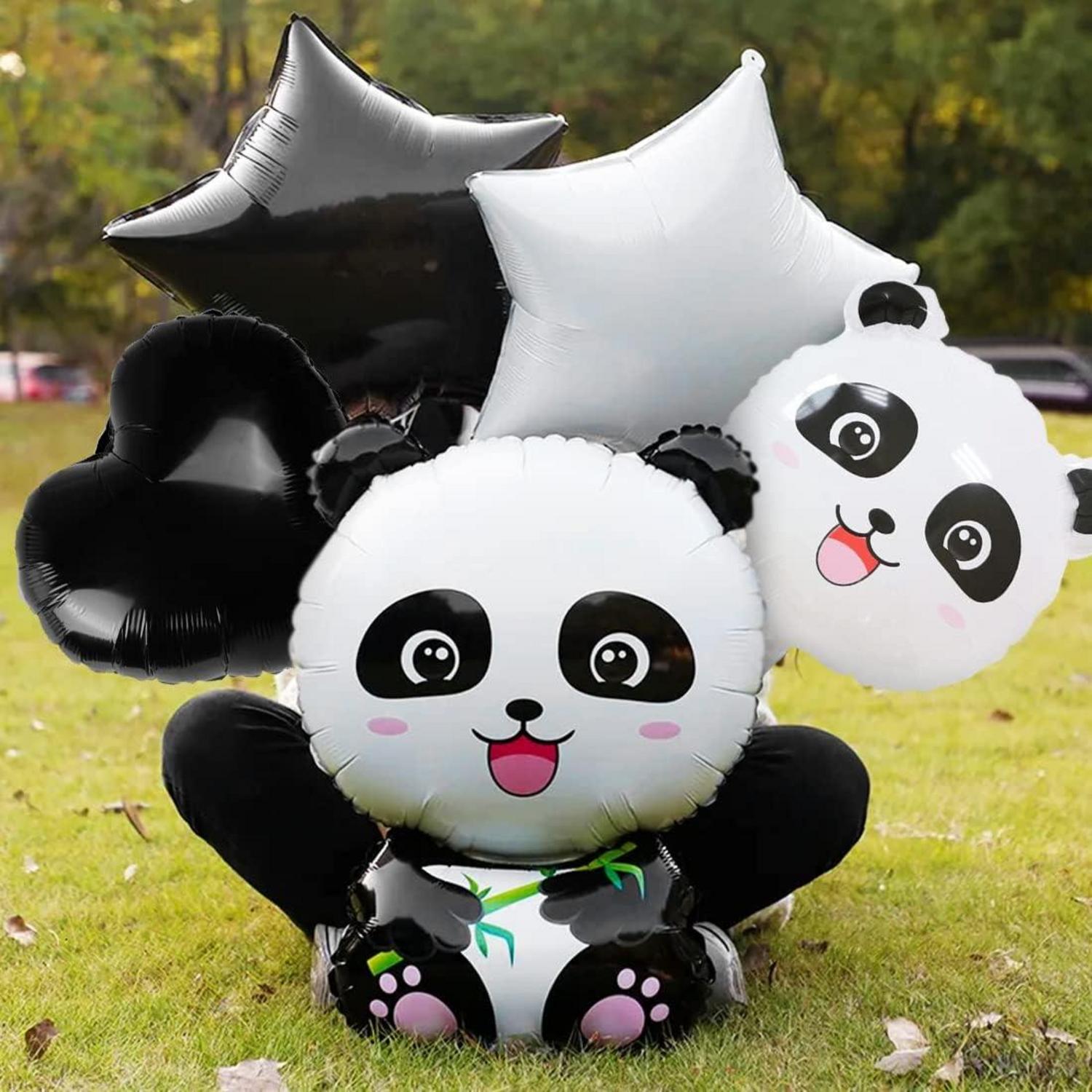 Panda Folienballon Set XXL für Geburtstagsparty Baby Shower