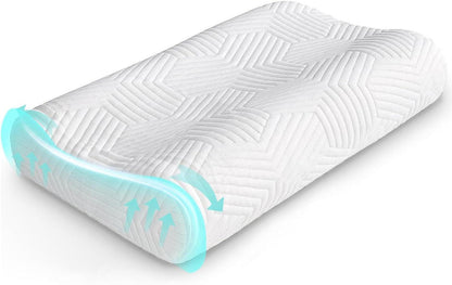 Memory Foam Nackenkissen Höheneinstellbar Orthopädisch RUCO-BAC
