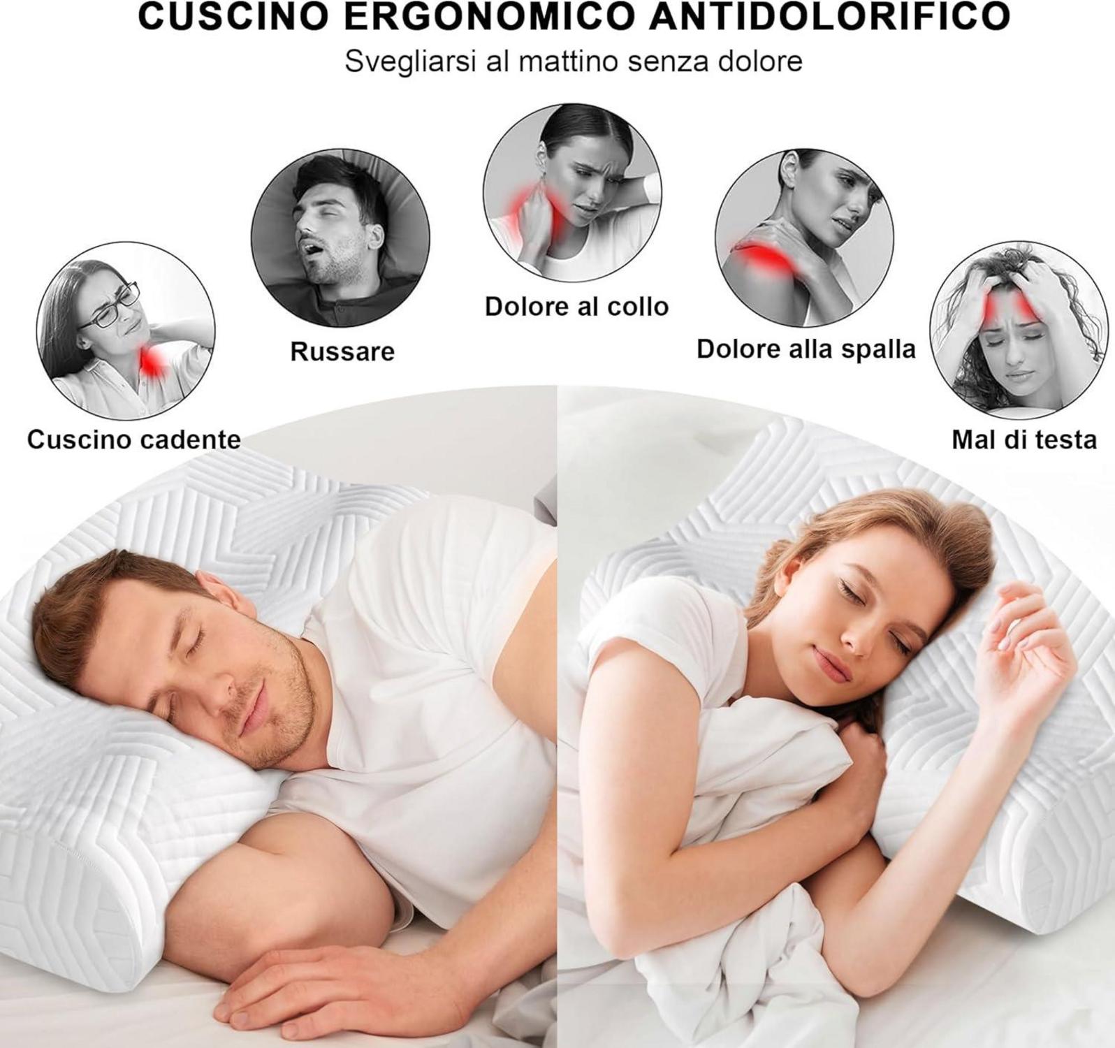 Orthopädisches Memory Foam Nackenkissen mit