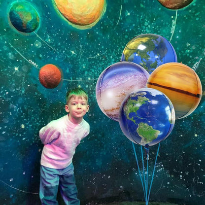 Space Galaxy Folienballon Planeten Ballon Erdkugel Riesenballon