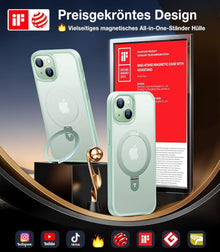 TORRAS Ostand iPhone 15 Hülle MagSafe Ständer Magnetisch