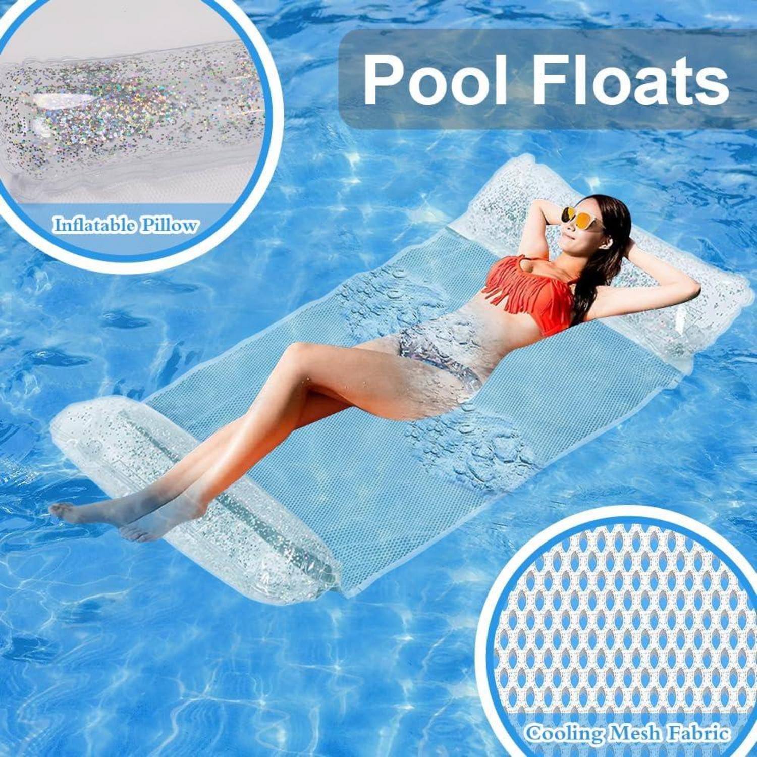 Aufblasbares Pool Spielzeug Set Glitzer Schwimmreifen Strandball