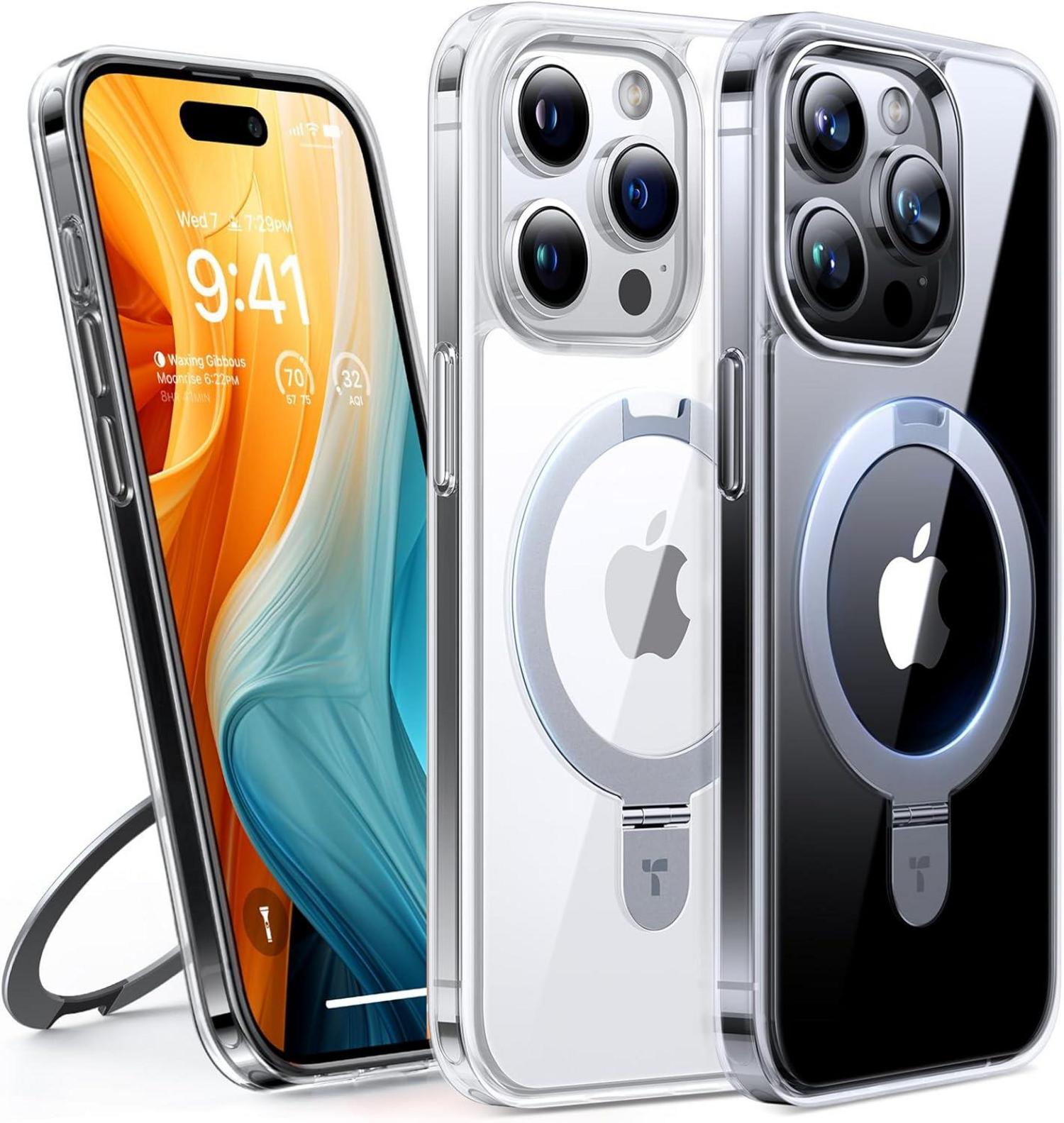 Transparente TORRAS Ostand iPhone 13 Pro MagSafe Hülle - Nr.1