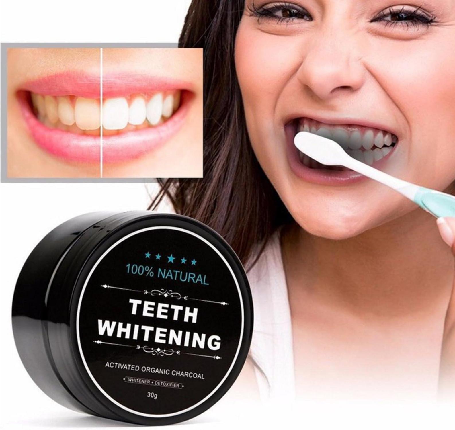 Aktivkohle Zahnaufhellungspulver Teeth Whitening Powder