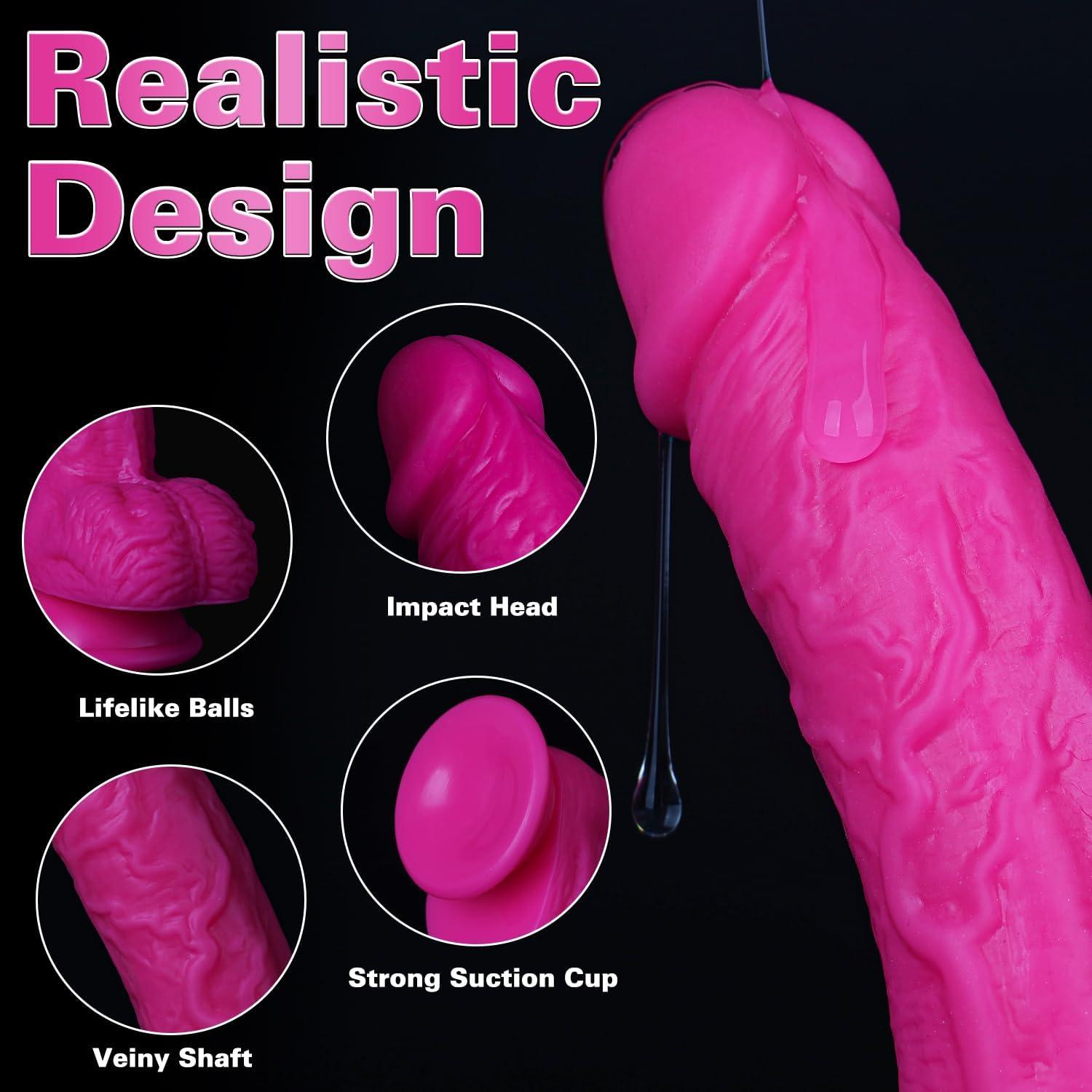 Realistischer Dildo mit Saugnapf 18CM Anfänger Sexspielzeug