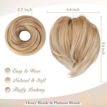 Synthetische Haarverlängerung Pferdeschwanz Honig Blond 20cm