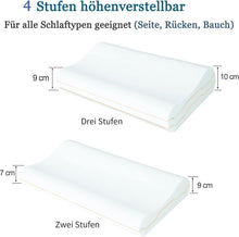 Höheneinstellbares Memory Foam Kopfkissen Orthopädisch