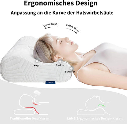 Höheneinstellbares Memory Foam Kopfkissen Orthopädisch