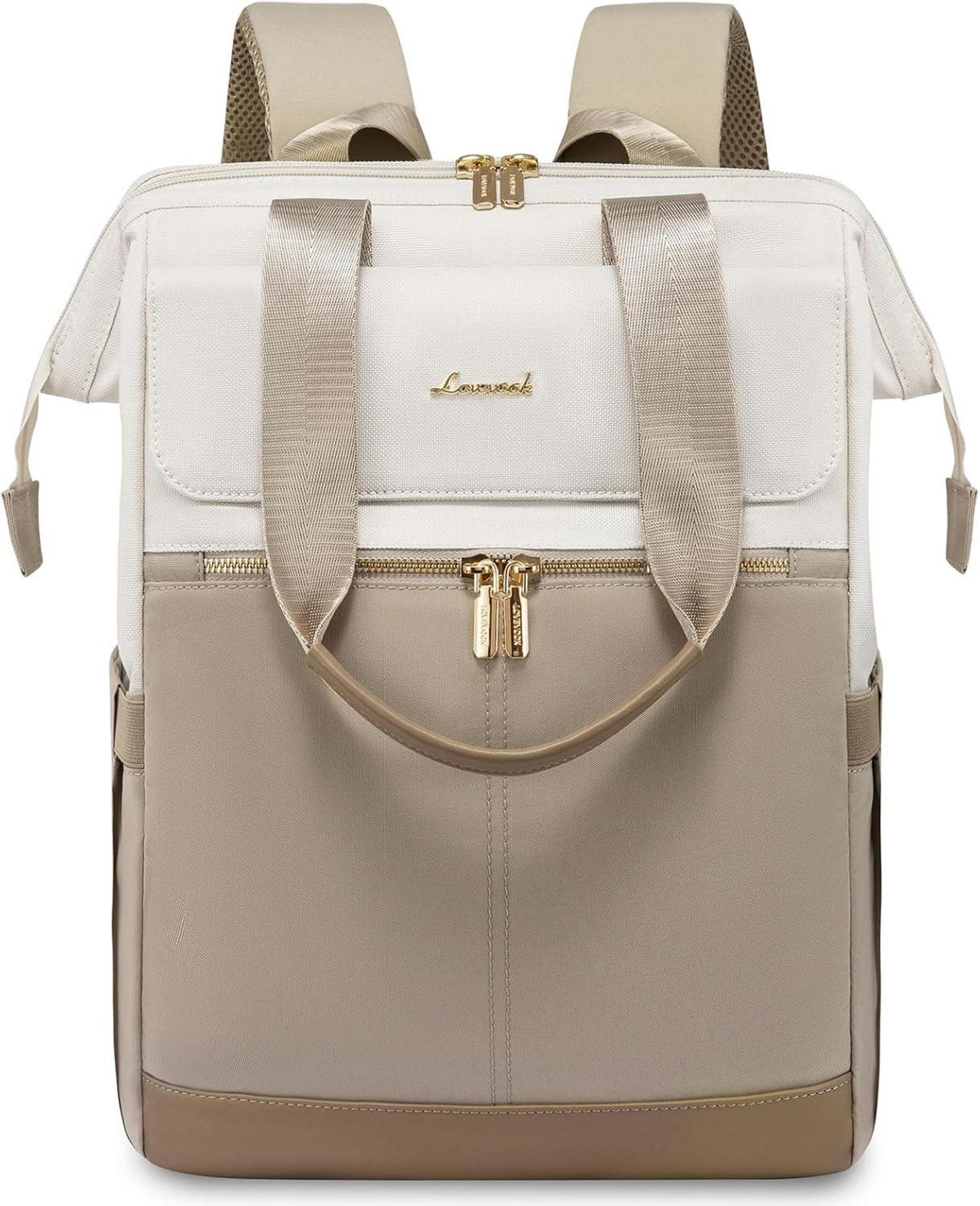 Wasserdichter Damen Laptop Schulrucksack 15,6 Zoll 2 in 1