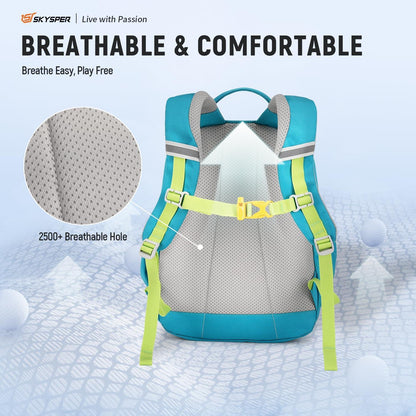 Kinderrucksack 10L mit Brustgurt für Outdoor-Aktivitäten