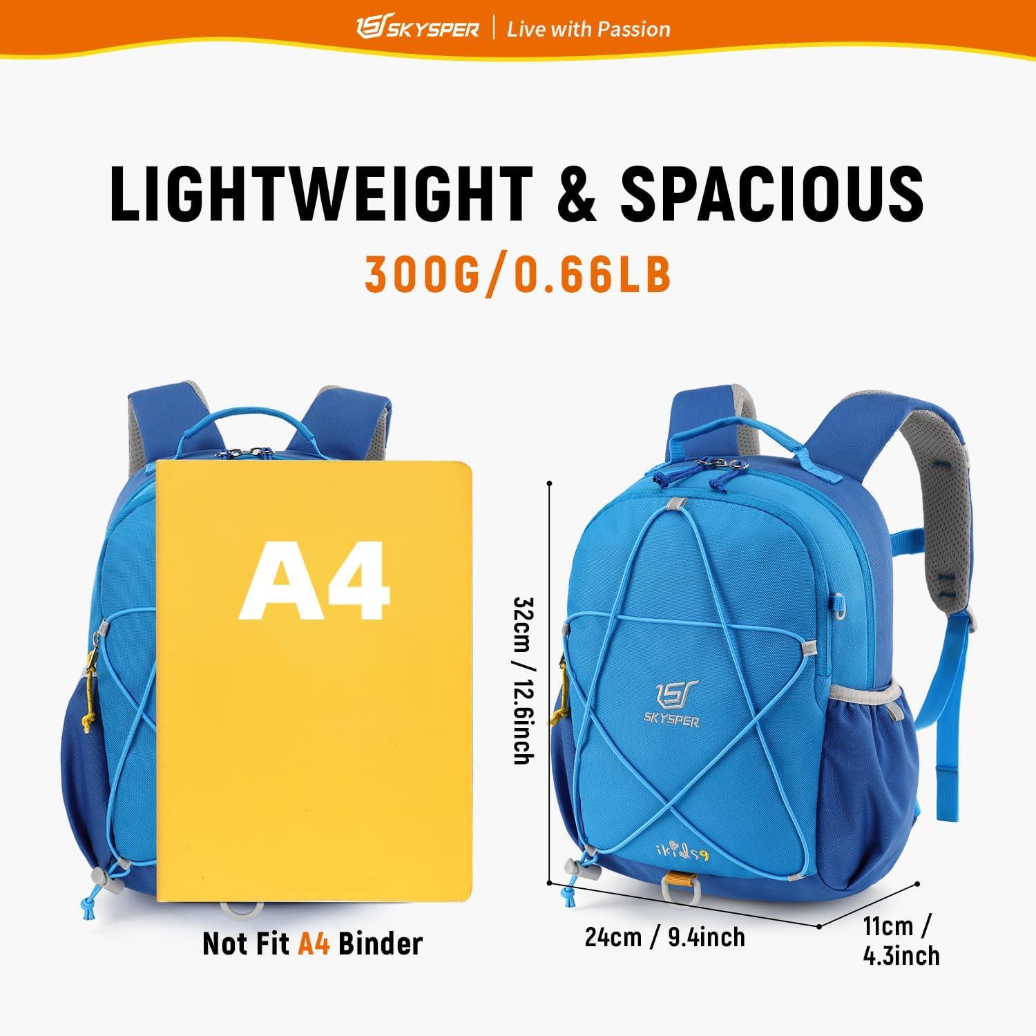 Kinderrucksack 9L Wanderrucksack Kinder Brustgurt Mädchen Jungen