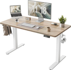 Elektrischer Schreibtisch Höhenverstellbar 120x60 cm Memory Funktion