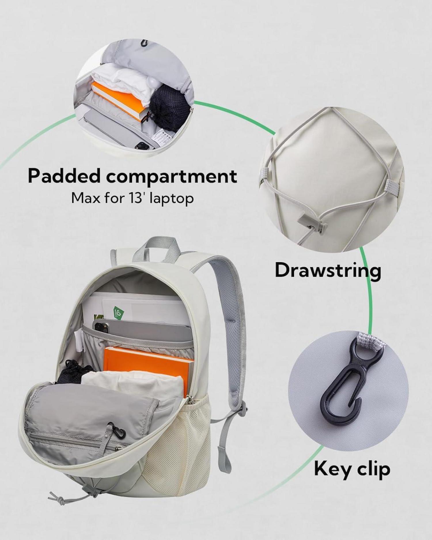 Kleiner Wanderrucksack 12L: Leichter Sportrucksack für Wandern, Reisen, Camping & Fahrrad