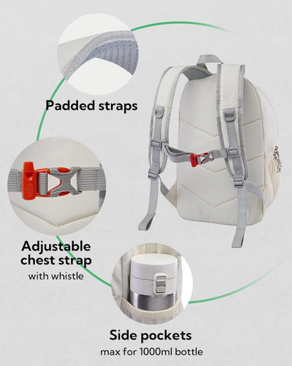 Leichter WATERFLY 12L Wanderrucksack Mini Sport Rucksack Beige