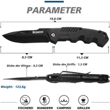 Klappmesser Einhandmesser Taschenmesser mit Nylonscheide