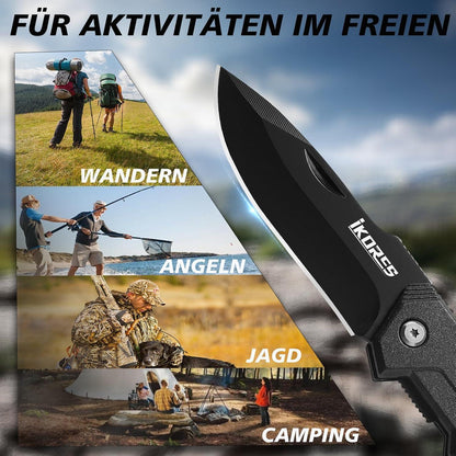 Klappmesser Einhandmesser Taschenmesser mit Nylonscheide
