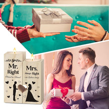 Hochzeitsgeschenk Kerzenständer Verlobung Jahrestag Geschenk