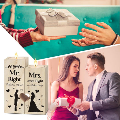 Hochzeitsgeschenk Kerzenständer Verlobung Jahrestag Geschenk