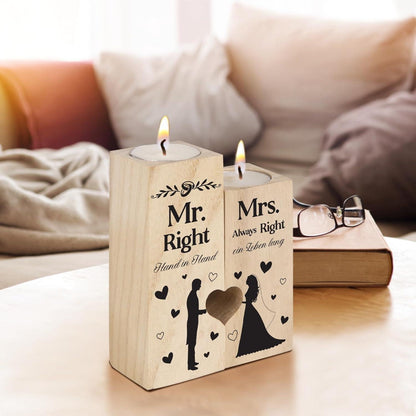 Hochzeitsgeschenk Kerzenständer Verlobungsgeschenk Brautpaar