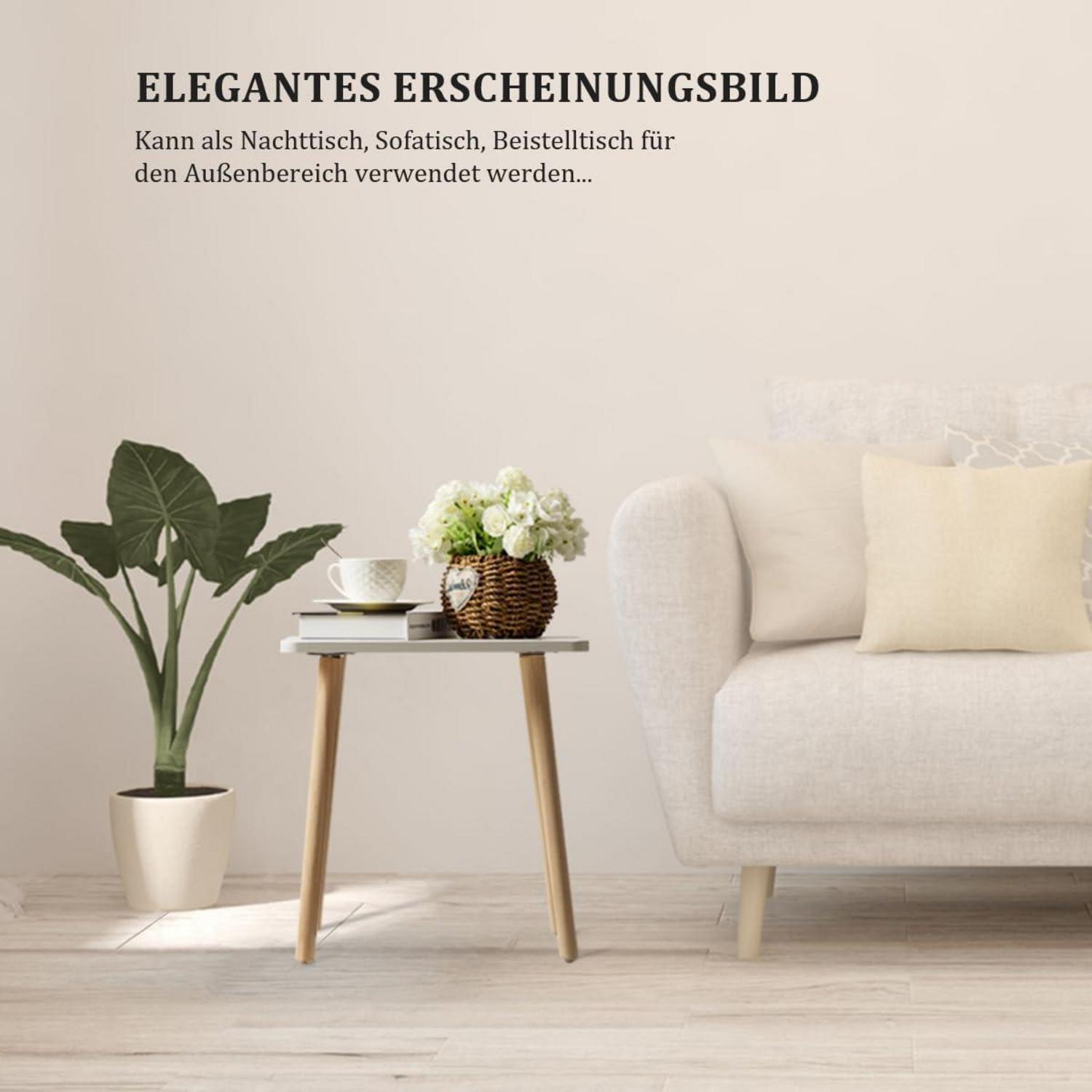 Beistelltisch Kleiner Akzenttisch für Wohnzimmer Schlafzimmer einfach