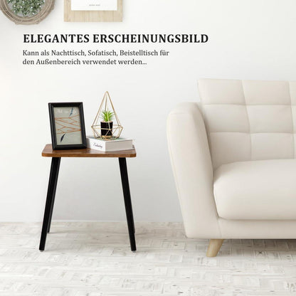 Beistelltisch Holz Moderner Akzenttisch für Wohnzimmer Schlafzimmer