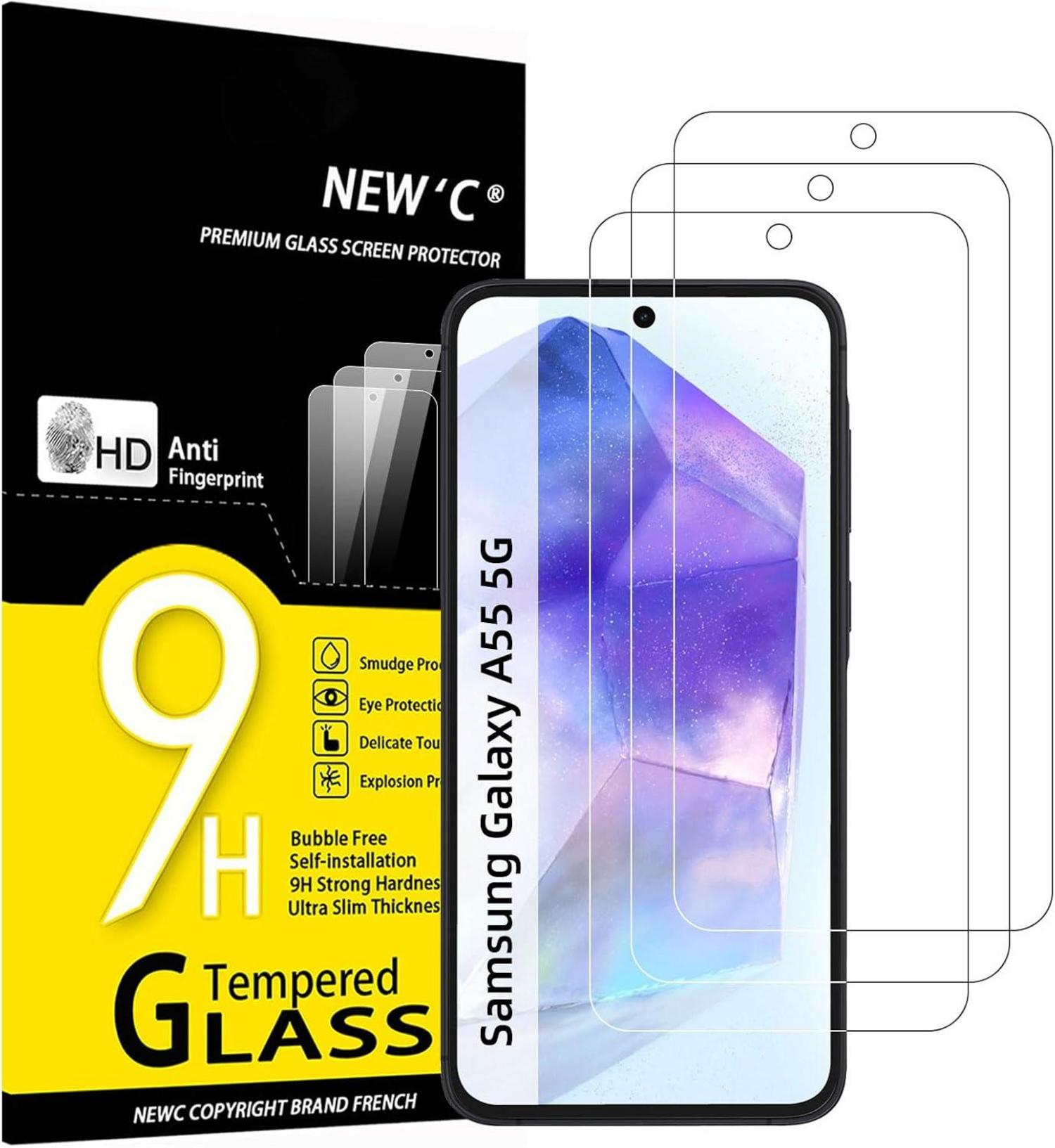 Panzer Schutz Glas Samsung Galaxy A55 5G Ultra-klar