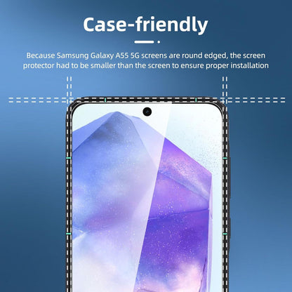 Panzer Schutz Glas Samsung Galaxy A55 5G Ultra-klar