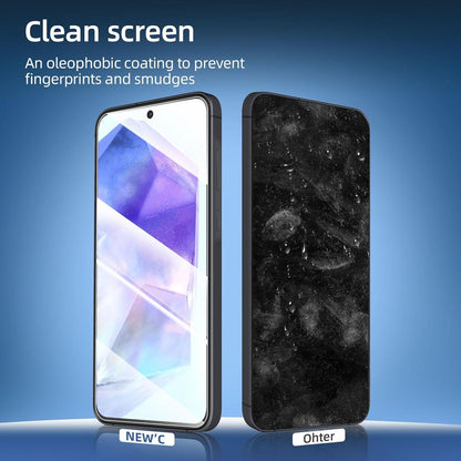 Panzer Schutz Glas Samsung Galaxy A55 5G 3 Stk. 9H Ultra-klar 6,6 Zoll Transparent