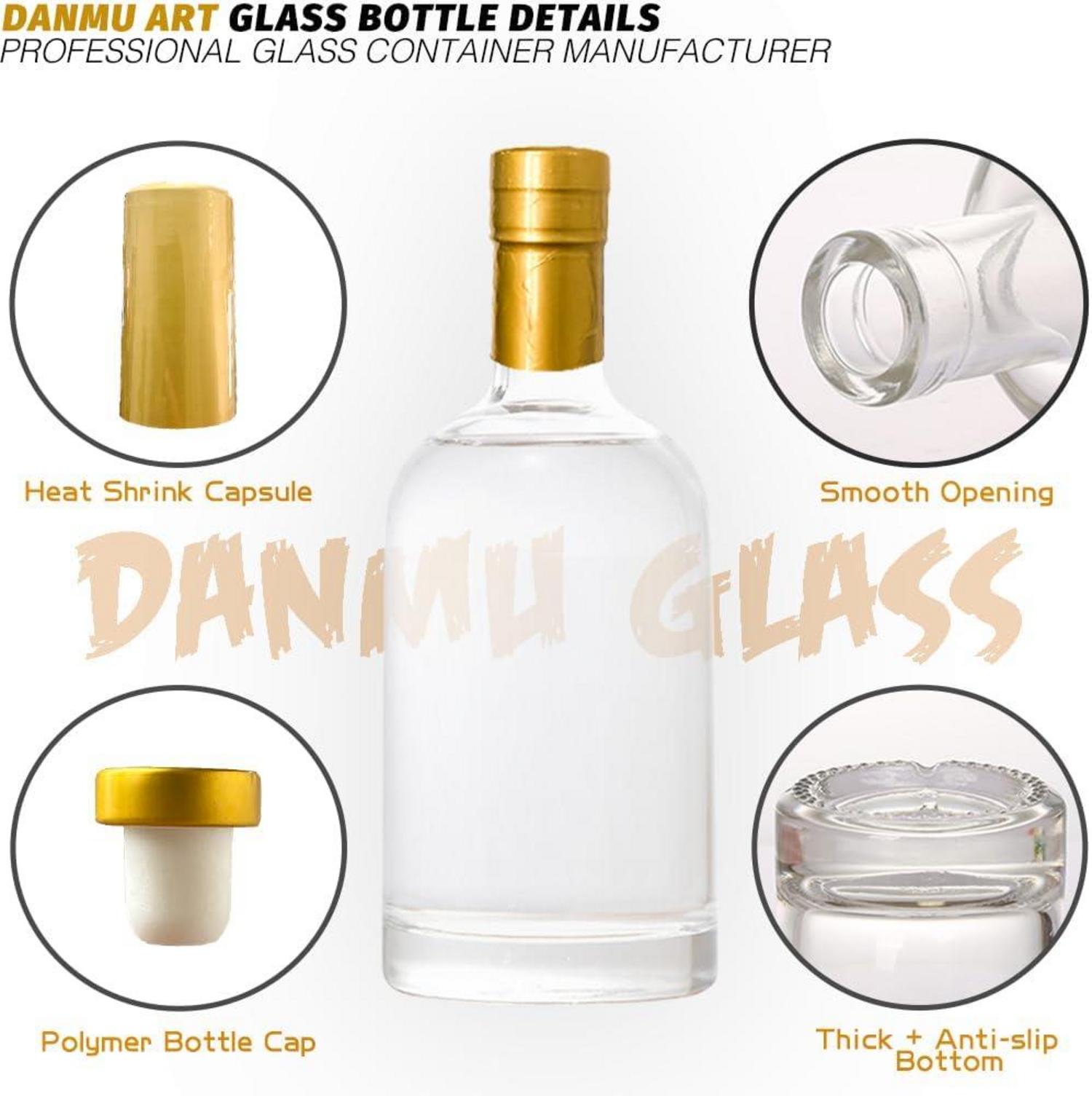 375ml Glasflaschen mit Korken Deckel 12er Pack - leere Flaschen mit