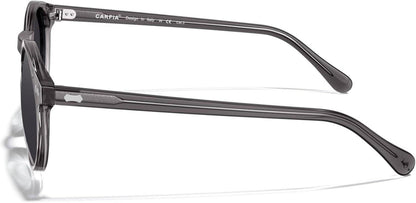 CARFIA Sonnenbrille Herren Polarisiert Retro Rund Acetat-Rahmen UV 400 Modebrille